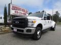 2011 Oxford White Ford F350 Super Duty XL Crew Cab 4x4 Dually  photo #1