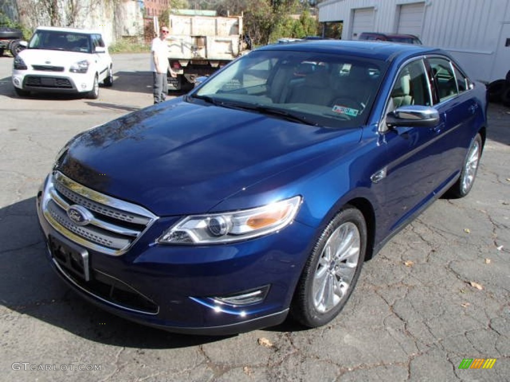 2012 Taurus Limited - Dark Blue Pearl / Light Stone photo #4