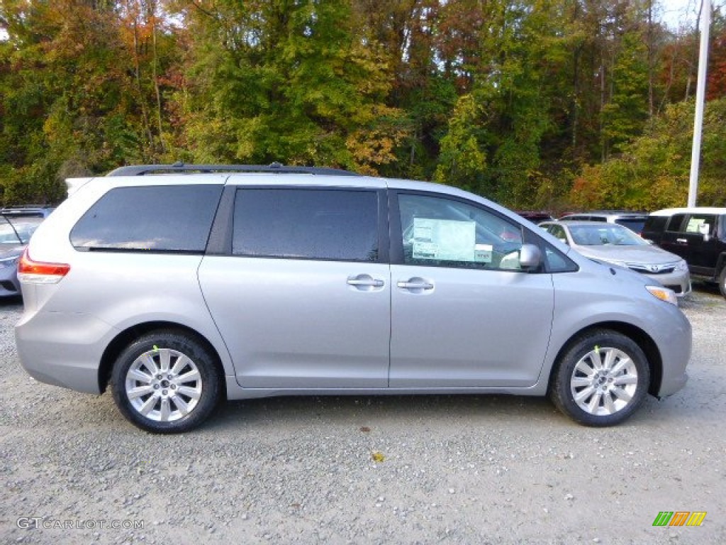 2014 Sienna LE AWD - Silver Sky Metallic / Light Gray photo #2