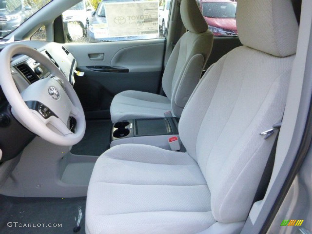 2014 Sienna LE AWD - Silver Sky Metallic / Light Gray photo #10