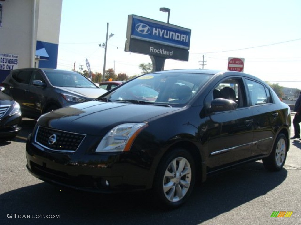 2010 Sentra 2.0 SL - Espresso Black Metallic / Charcoal photo #1