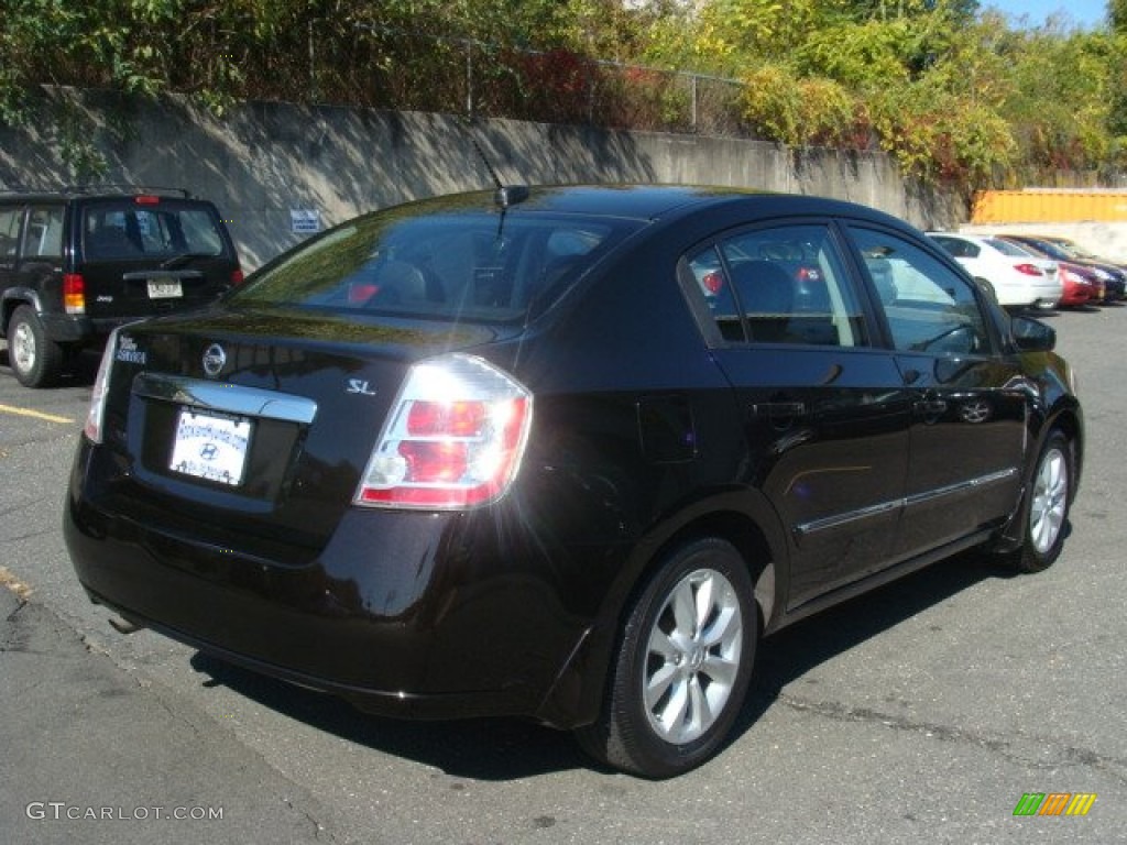 2010 Sentra 2.0 SL - Espresso Black Metallic / Charcoal photo #4