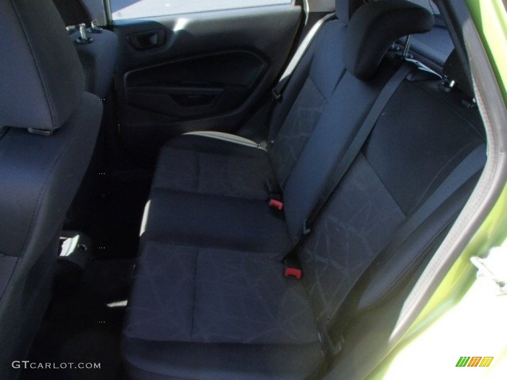 2013 Fiesta SE Hatchback - Lime Squeeze / Charcoal Black photo #12