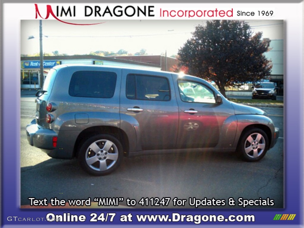 2007 HHR LS - Dark Silver Metallic / Gray photo #5