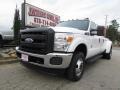 2011 Oxford White Ford F350 Super Duty XL Crew Cab 4x4 Dually  photo #1