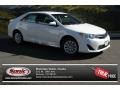 Super White 2014 Toyota Camry Hybrid LE
