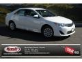 2014 Super White Toyota Camry Hybrid LE  photo #1