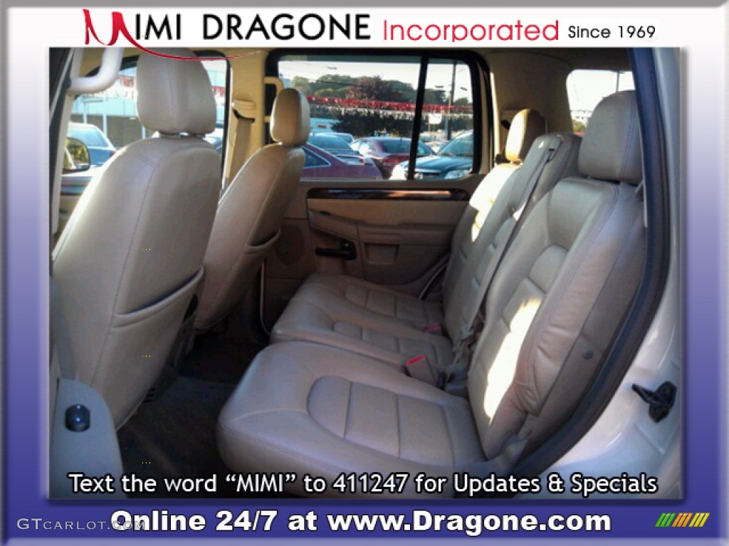 2005 Explorer Limited 4x4 - Ivory Parchment Tri Coat / Medium Parchment photo #12