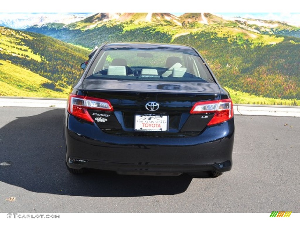 2014 Camry LE - Attitude Black Metallic / Ivory photo #4