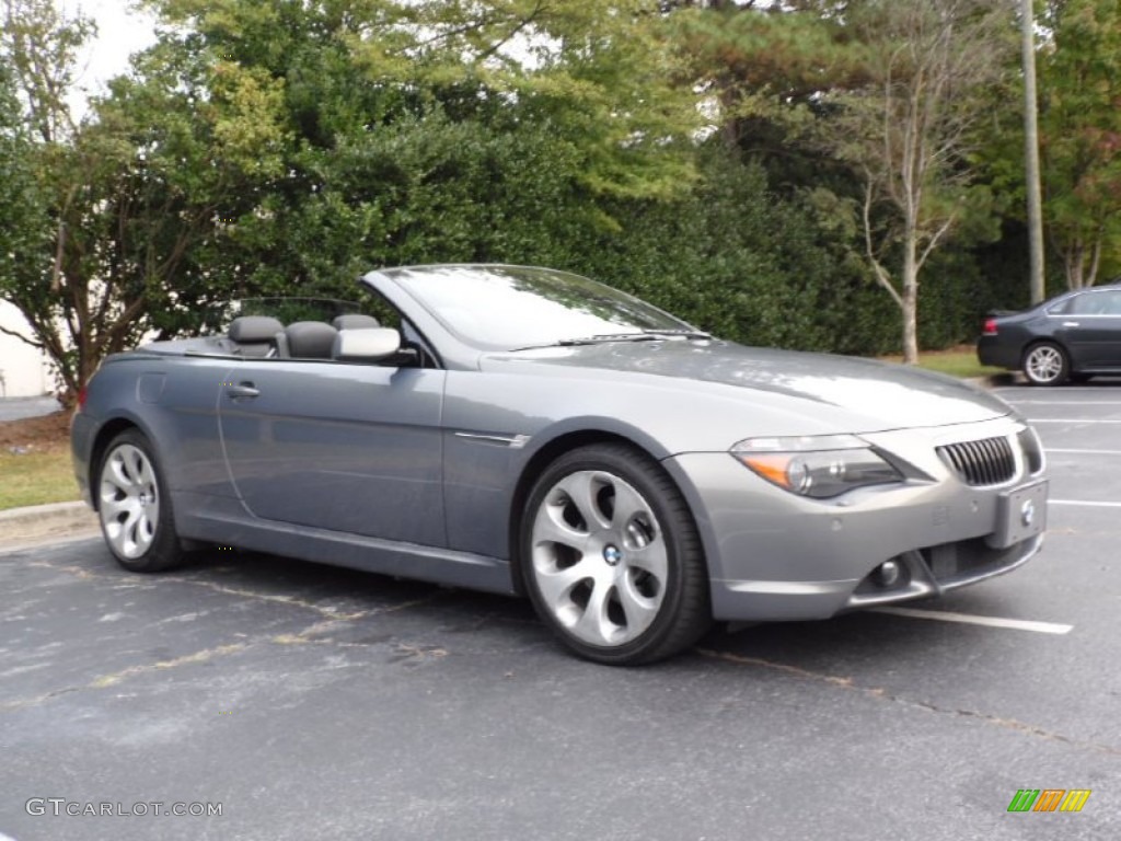 Silver Grey Metallic 2007 BMW 6 Series 650i Convertible Exterior Photo #87103707