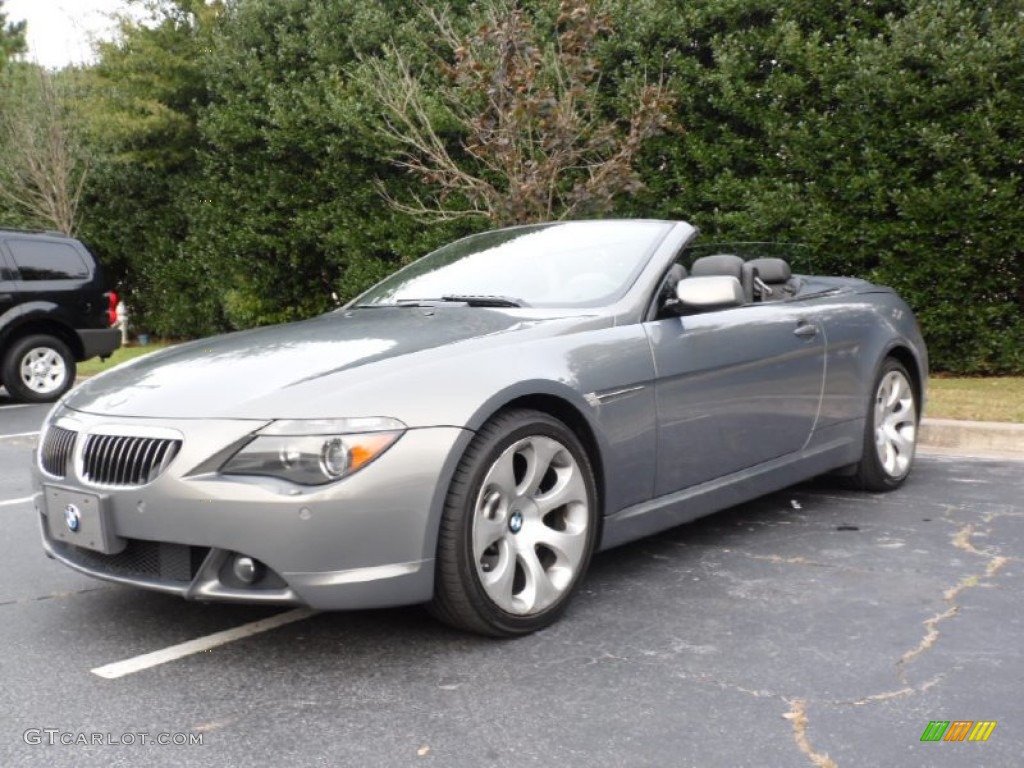 Silver Grey Metallic 2007 BMW 6 Series 650i Convertible Exterior Photo #87103734
