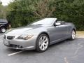 Silver Grey Metallic 2007 BMW 6 Series 650i Convertible Exterior