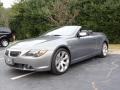 2007 Silver Grey Metallic BMW 6 Series 650i Convertible  photo #4