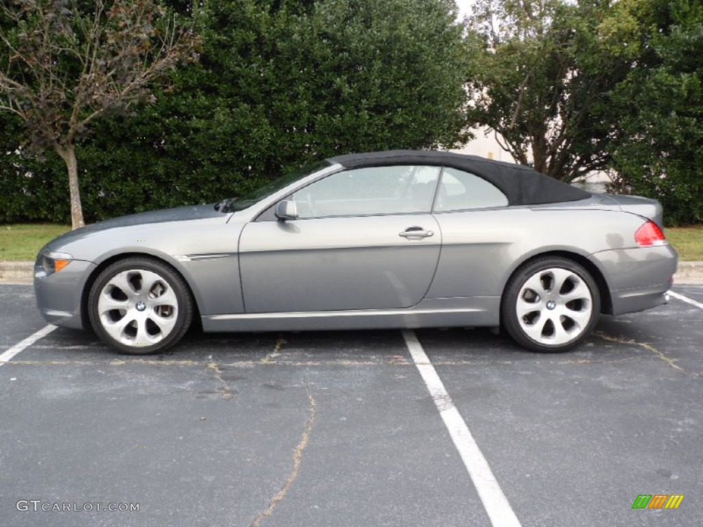 Silver Grey Metallic 2007 BMW 6 Series 650i Convertible Exterior Photo #87103760