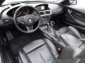 2007 BMW 6 Series Black Interior Prime Interior Photo