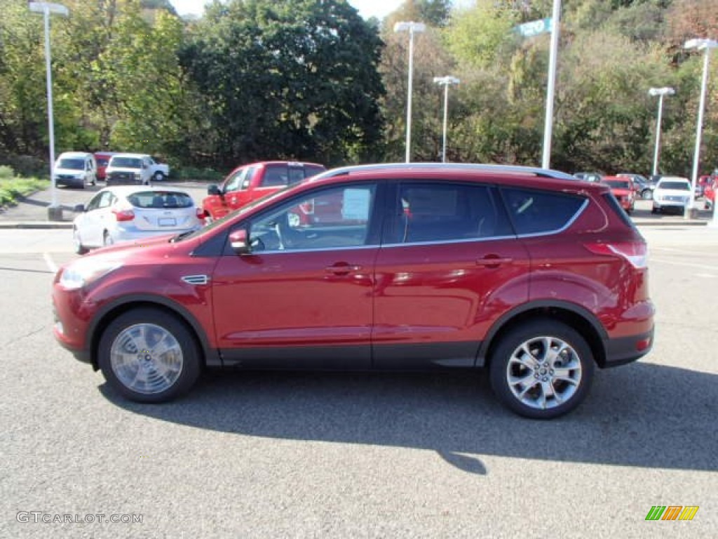 2014 Escape Titanium 2.0L EcoBoost 4WD - Ruby Red / Medium Light Stone photo #5