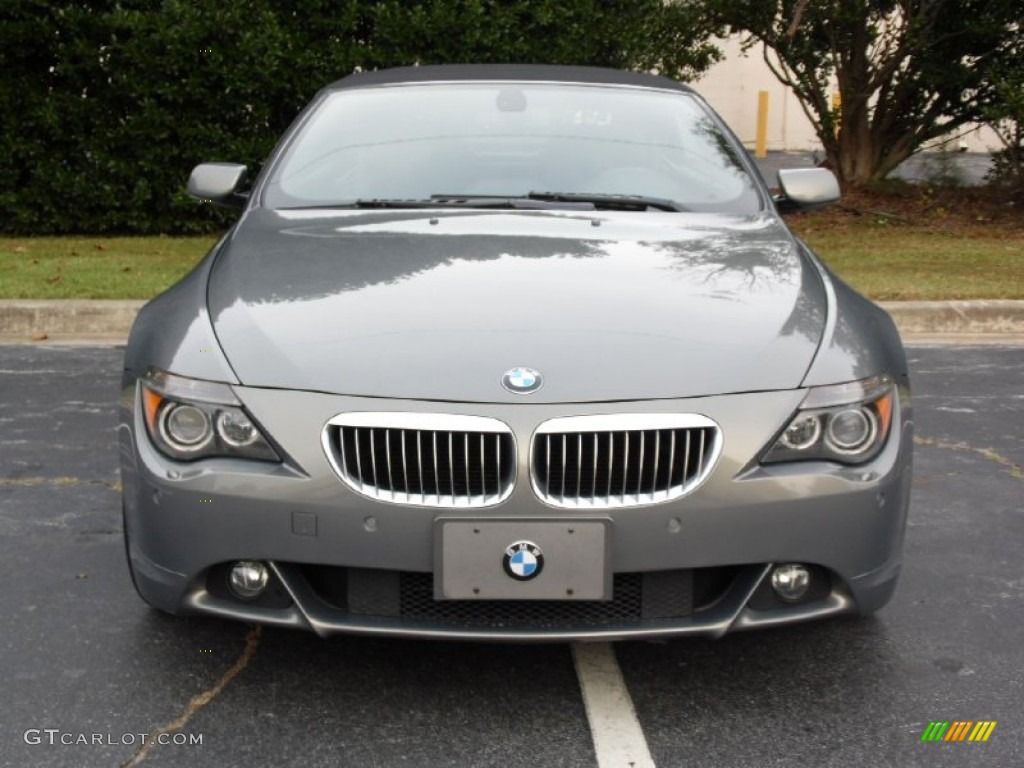 2007 6 Series 650i Convertible - Silver Grey Metallic / Black photo #25