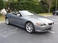 2007 Silver Grey Metallic BMW 6 Series 650i Convertible  photo #29