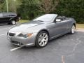 Silver Grey Metallic 2007 BMW 6 Series 650i Convertible Exterior
