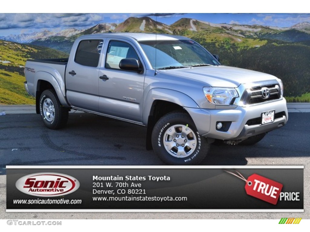 2014 Silver Sky Metallic Toyota Tacoma V6 Trd Sport Double