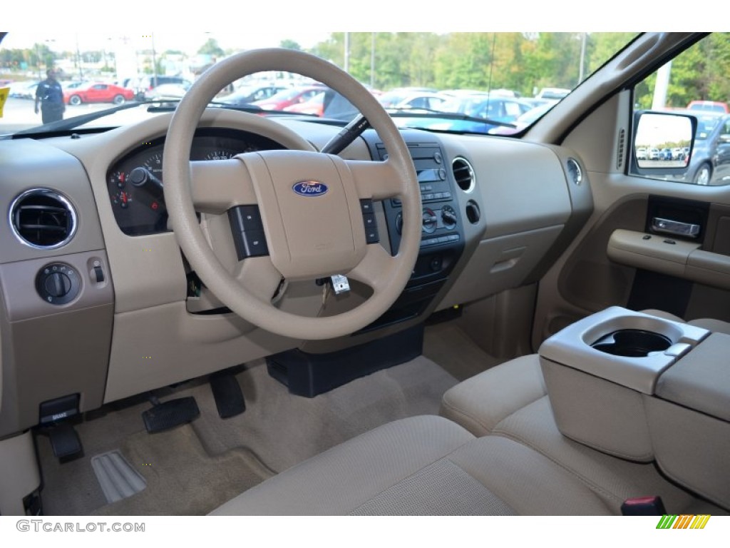 2006 F150 XLT SuperCab - Oxford White / Tan photo #10