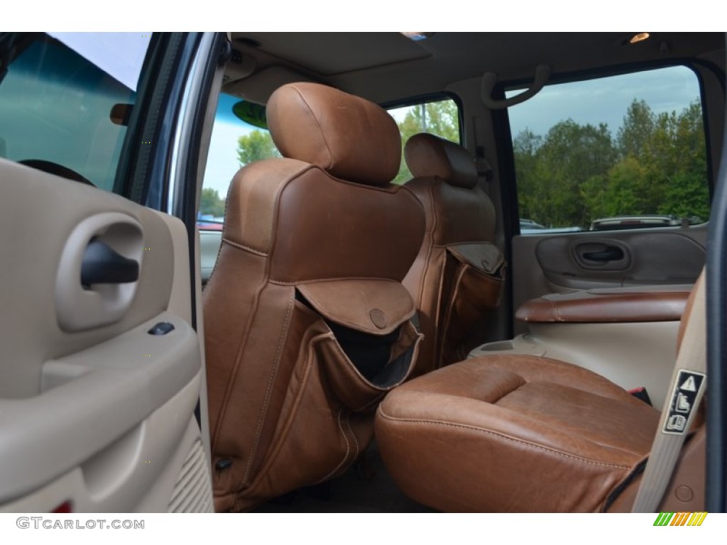 2002 F150 King Ranch SuperCrew 4x4 - Charcoal Blue Metallic / Castano Brown Leather photo #11