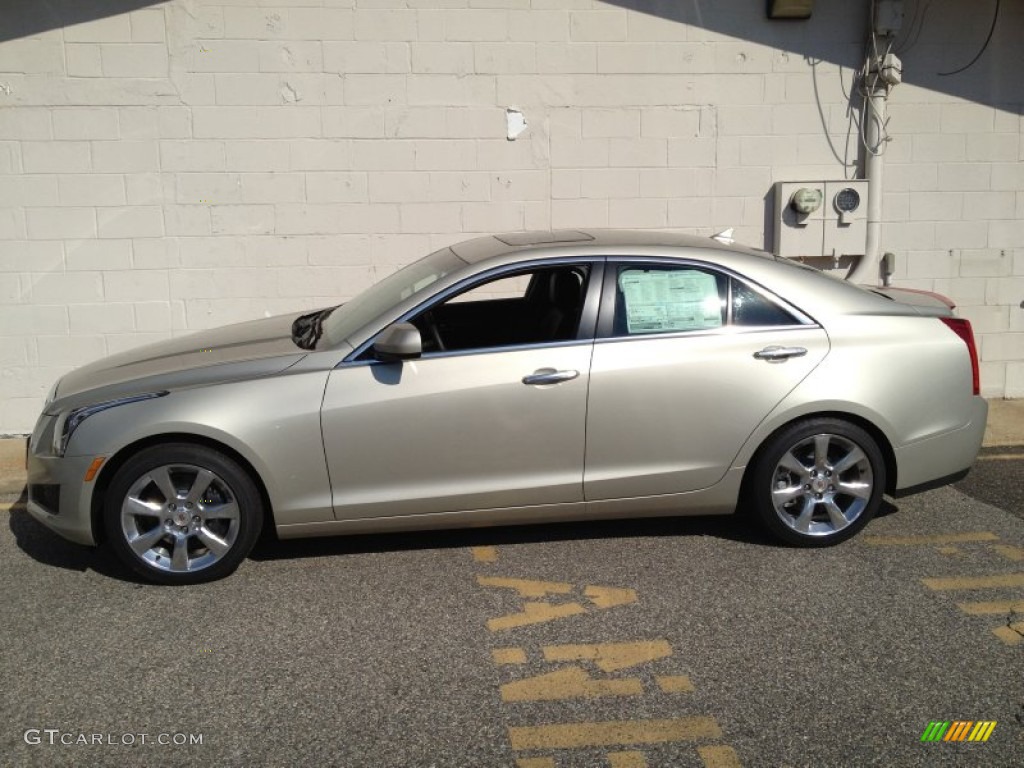 Silver Coast Metallic 2014 Cadillac ATS 2.0L Turbo Exterior Photo #87106322