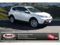 2013 Blizzard White Pearl Toyota RAV4 Limited AWD  photo #1