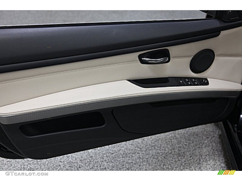 2011 3 Series 335i Convertible - Jet Black / Oyster/Black Dakota Leather photo #8