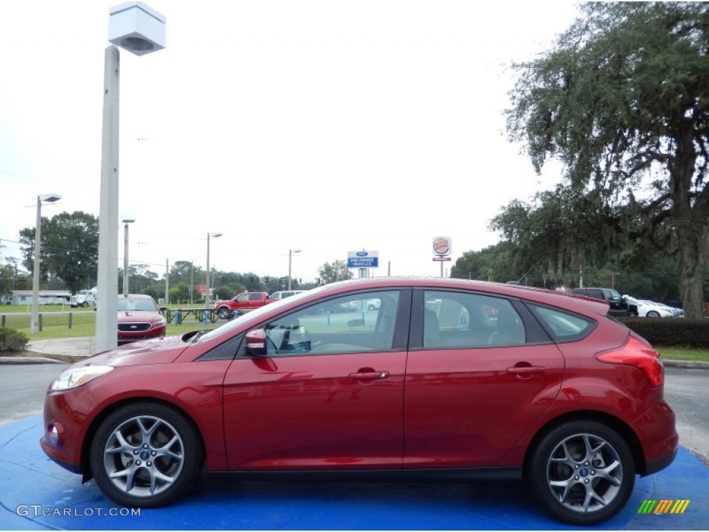 Ruby Red 2013 Ford Focus SE Hatchback Exterior Photo #87108330