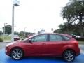 Ruby Red 2013 Ford Focus SE Hatchback Exterior