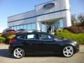 2013 Tuxedo Black Ford Focus Titanium Hatchback  photo #1