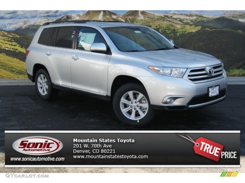 2013 Highlander V6 4WD - Classic Silver Metallic / Ash photo #1