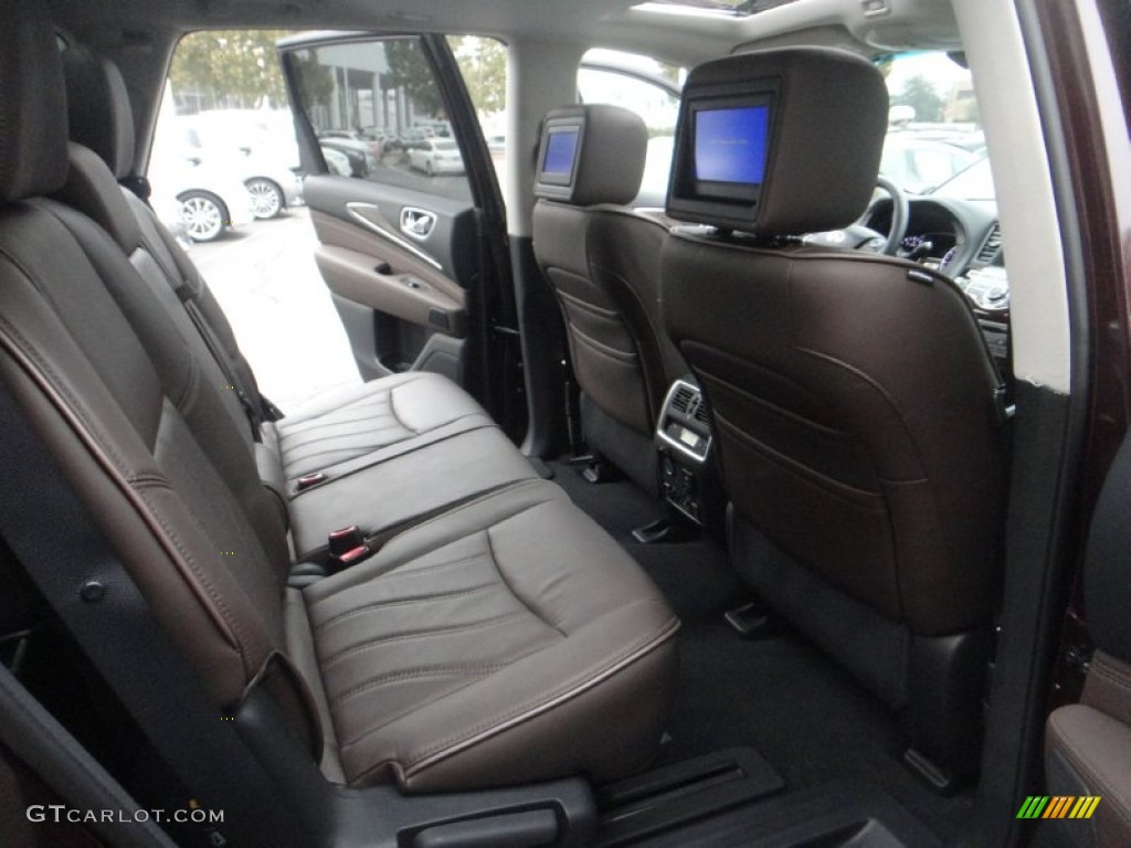 2014 Infiniti QX60 3.5 AWD Rear Seat Photo #87108763