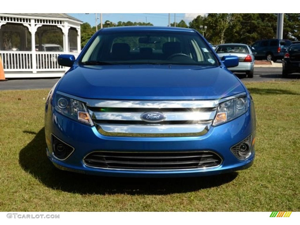 2012 Fusion SEL - Blue Flame Metallic / Charcoal Black photo #2