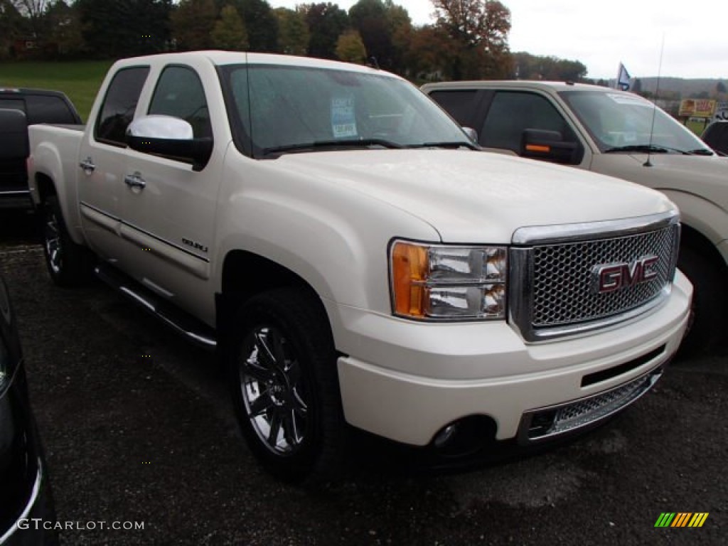 2011 Sierra 1500 Denali Crew Cab 4x4 - Summit White / Ebony photo #1