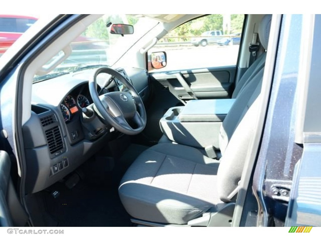 2013 Titan SV Crew Cab - Graphite Blue / Charcoal photo #17