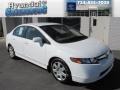 Taffeta White - Civic LX Sedan Photo No. 1