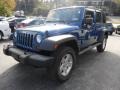 Deep Water Blue Pearl - Wrangler Unlimited Sport 4x4 Photo No. 3