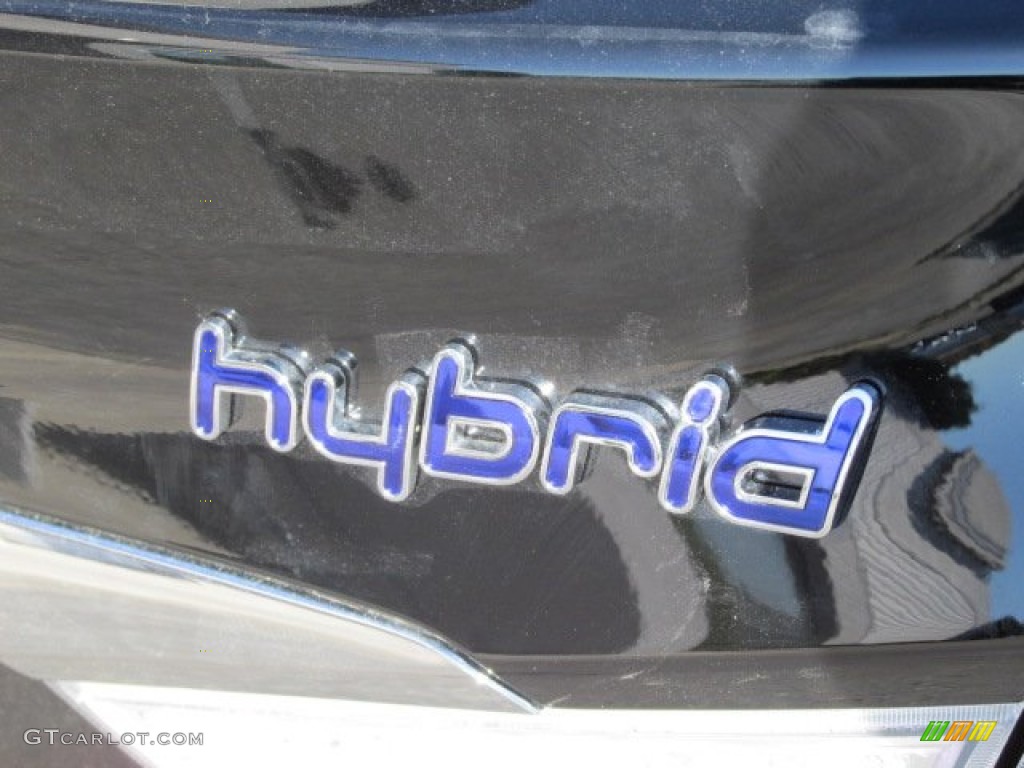 2013 Sonata Hybrid Limited - Black Onyx Pearl / Gray photo #7