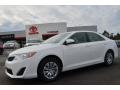 Super White 2013 Toyota Camry L