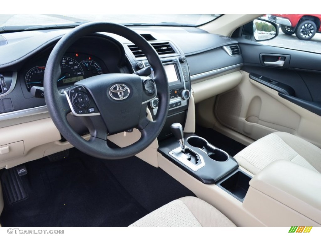 2013 Camry L - Super White / Ivory photo #6