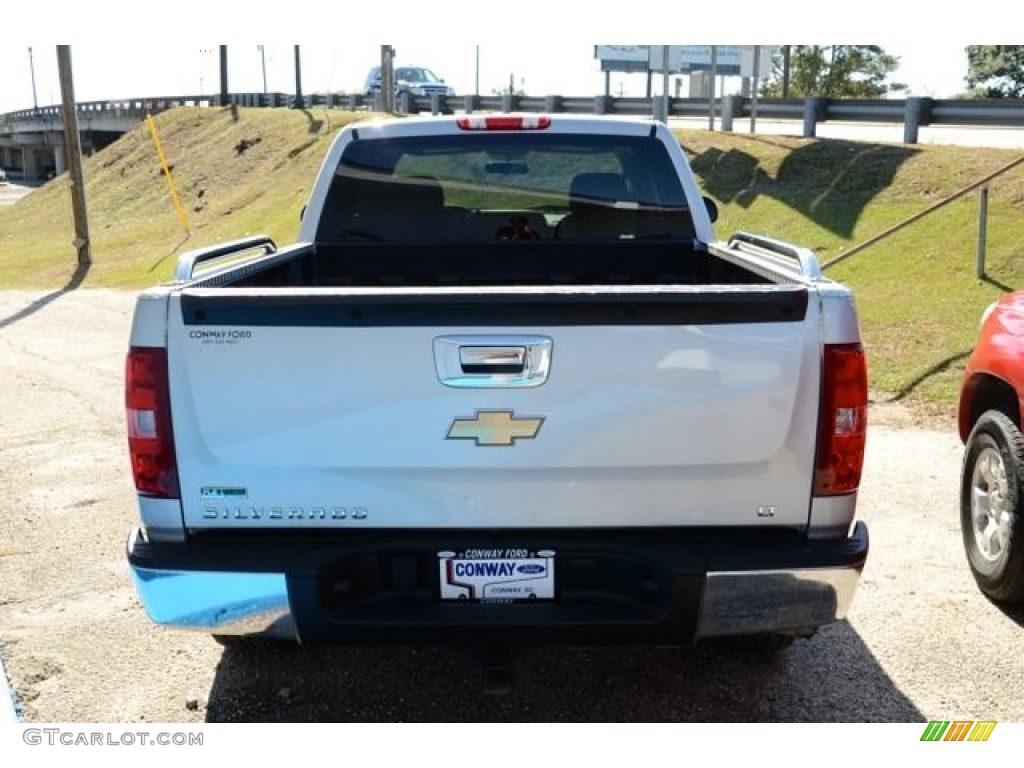 2010 Silverado 1500 LT Extended Cab 4x4 - Sheer Silver Metallic / Ebony photo #7