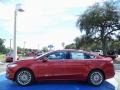 2014 Ruby Red Ford Fusion Titanium  photo #2