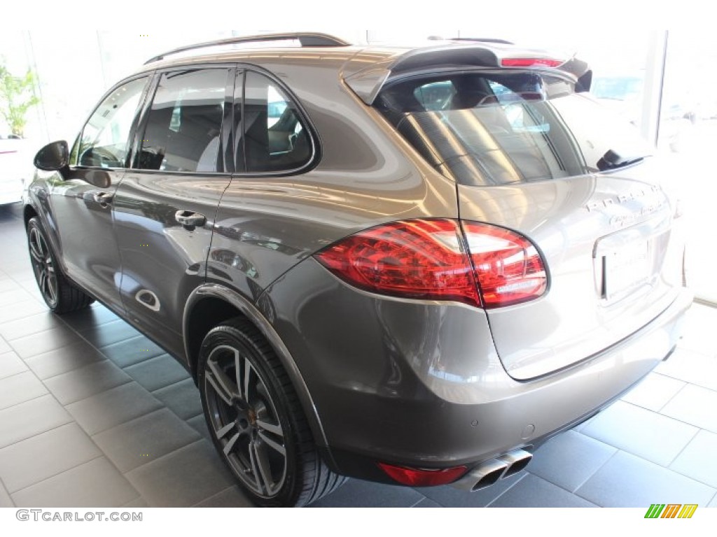2014 Cayenne Turbo S - Umber Metallic / Espresso/Cognac Natural Leather photo #5