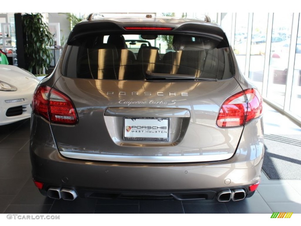 2014 Cayenne Turbo S - Umber Metallic / Espresso/Cognac Natural Leather photo #6
