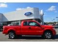 2013 Race Red Ford F150 STX SuperCab  photo #2