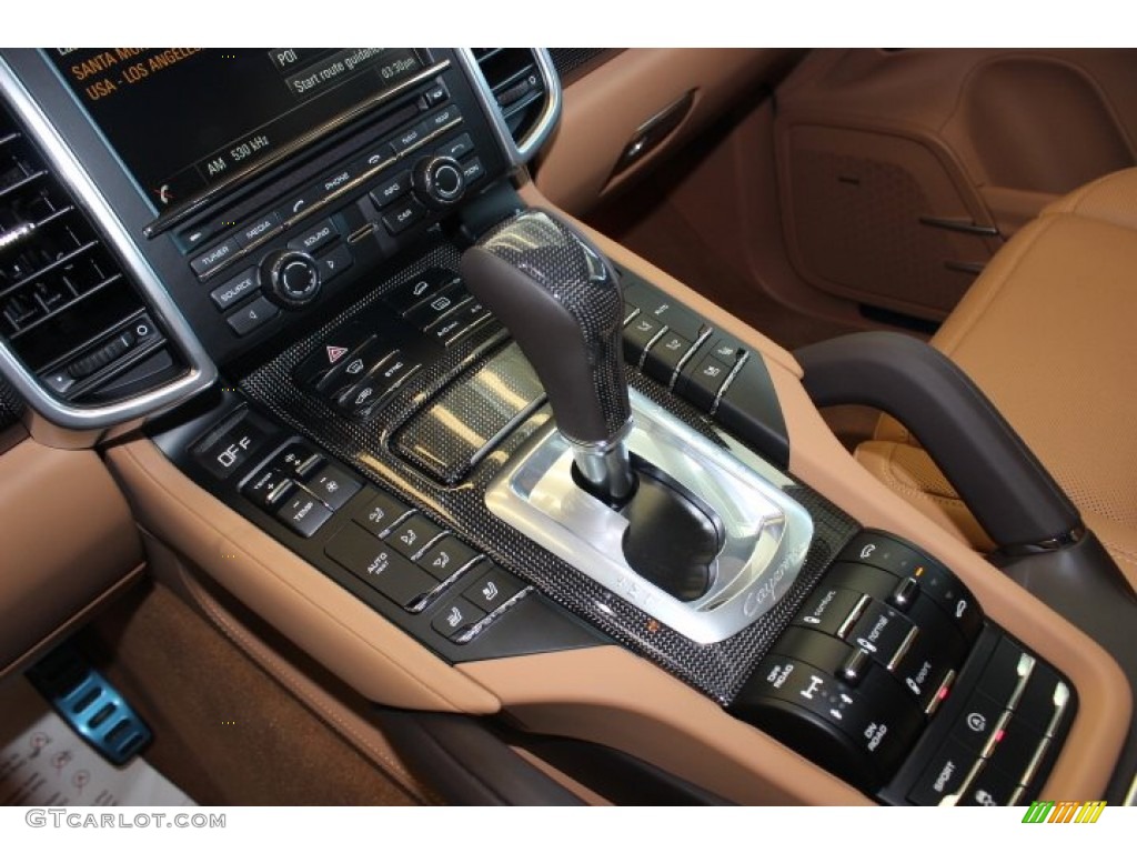 2014 Cayenne Turbo S - Umber Metallic / Espresso/Cognac Natural Leather photo #16
