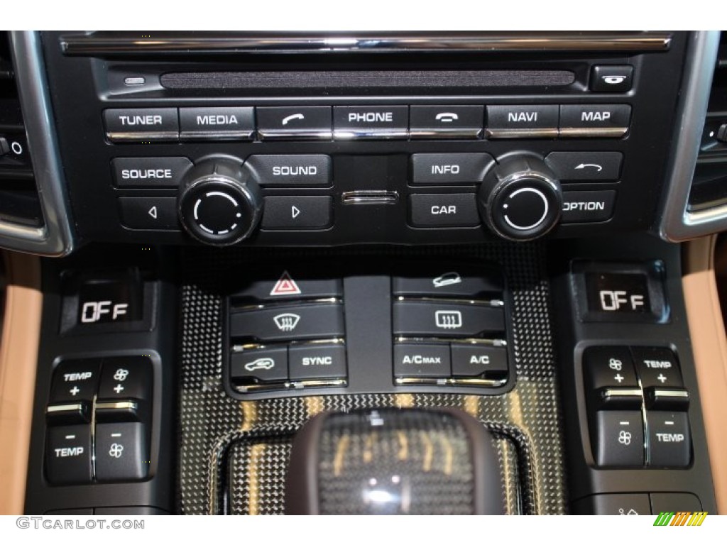 2014 Cayenne Turbo S - Umber Metallic / Espresso/Cognac Natural Leather photo #22