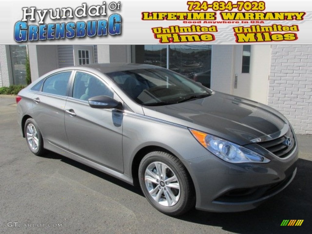 2014 Sonata GLS - Harbor Gray Metallic / Gray photo #1